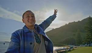 Moko Peni (Tūhourangi) in Rotorua/Frankie Te Kani (Ngāti Ranginui) in Tauranga