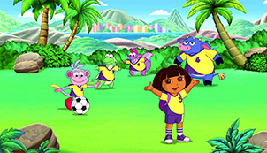 Dora's Super Soccer Showdown