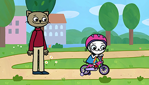 Kitty Kotty Gets a Bike