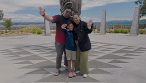 Monoa Paki (Ngāti Tūwharetoa / Olivia Taiat (Te Arawa) in Rotorua