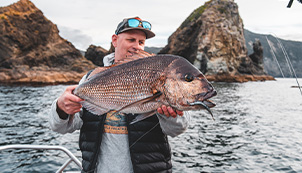 Softbaiting Shallow for Monster Snapper – Great Barrier Island